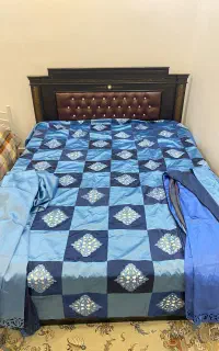 روتختی دونفره و پرده ست