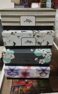جای دستمال کاغذی ۵۰۰ برگی انواع دستمال