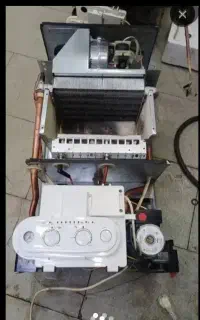 پکیج آبگرمکن لوله کشی اسپلیت کولر آبی