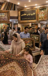 فروش ویژه یک جفت فرش دستباف ۶ متری اردکان