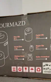 سرویس آشپزخونه گل رز رنگ سفید طلایی