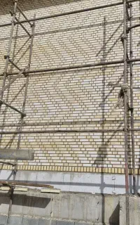 اجرای اجر نما مدرسه ای، لفتون )بلوک و آجرگری