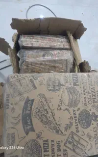 جعبه پیتزا وظرف سیب زمینی و...