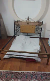 تخت خواب دو نفره فلزی فرفوژه