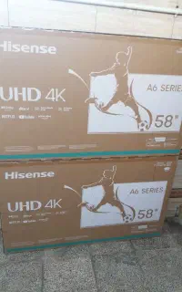 ال ای دی 58اینچ هایسنس اسمارت 4K UHD آکبند