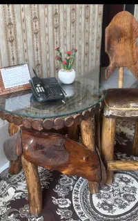 میز تلفن سنتی دست ساز