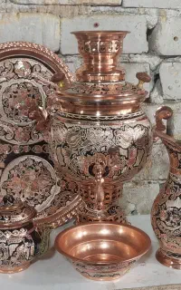 سرویس سماورنقره کوب
