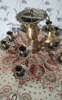لوستر برنجی