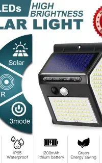 چراغ خورشیدی دیواری Solar Light