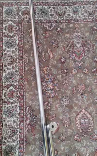 چوب پرده پانچ و سفید در حدنو