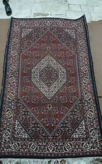 فرش جفت دستبافت زرنیم