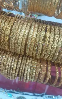 النگو زنانه و چوری هندی رنگ ثابت