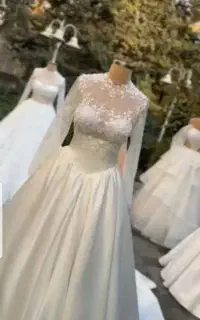 دوخت حرفه ای مزون دوز پیراهن شب وعروس