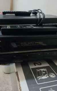 دستگاه ویدیو aiwa و دی وی دی LG