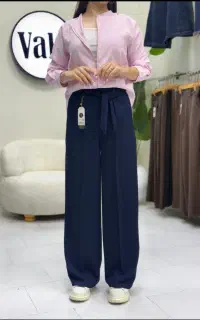 شلوار نخی  میله ای