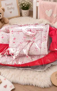 سرویس تشک گارددار و لحاف و بالش نوزاد