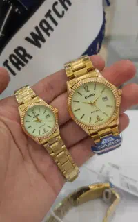 ست ساعت کد 7463151 برند کاسیو شب نما ضد آب تخفیف