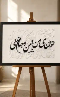 تابلوی کالیگرافی 100× 70