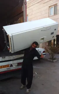 کارگر باربری وحمل اثاث منزل،یخچال ساید جهیزیه