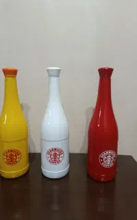 بطری شیشه ای رنگی