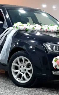 گل آرایی تزئین ماشین عروس دسته گل عروس «درمحل شما»