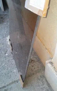 شیشه سکوریت ۸ میل قهوه ایی میز ۴ نفره