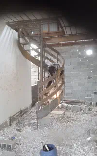 ساخت انوع پله محلق پله گرد