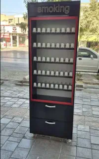 استندسیگارو تنباکو کشودار و قفسه .دکور