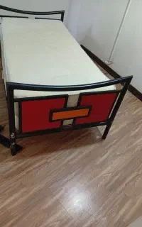 تشک و تخت فلزی یک نفره