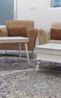مبل اسکارلت با میز وجلومبلی درحدنو