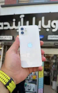 آیفون ۱۲ حافظه ۱۲۸ سفید باتری ۷۸ پلمپ بدون خط و خش