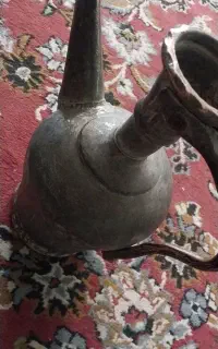 افتابه مسی  یه افتابه زرد  آبکاری