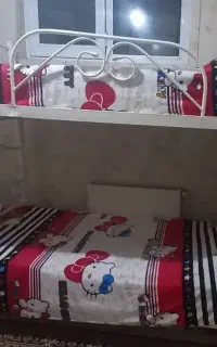 تخت دو طبقه فلزی