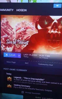 اکانت استیم بازی sea of thieves رو داره