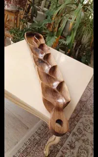 اموزش ساخت ظروف چوبی و رستیک