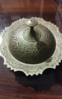 قندان آنتیک قدیمی تمام قلم کاری