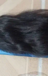 موی دختر جوان ۵۲ سانت خام ۱۸۶ گرم بدون رنگ پهنا