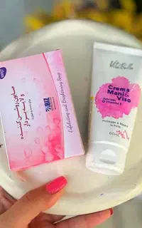 صابون روشن کننده و کرم