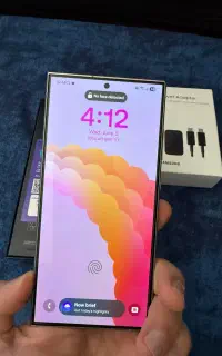 گوشی Galaxy s24 ultra 256 gig بنفش کاملا نو