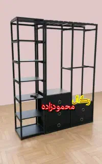 ویترین فلزی رگال داخل باکس کشودار