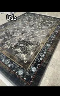 فرش پرفروش مدل پرنیان نخ اکرولیک گلبرجسته