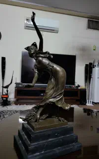 فروش مجسمه هونگ برنزی پلاک دار سنگین