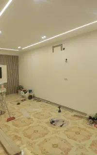 سقف کاذب کناف pvc لاین نوری رنگ امیزی ماربل شیت