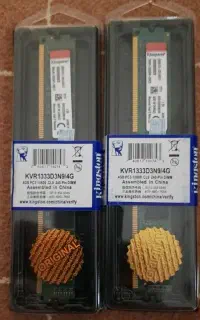 رم دسکتاپ کینگستون 4 گیگ ddr3