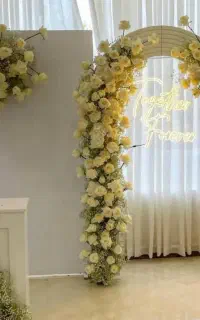 گل آرایی دیزاین عقد و عروسی و بله برون و تولد