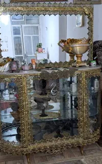 بوفه برنجی زیبا