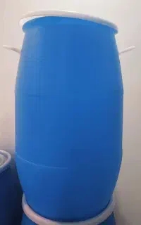 بشکه پلاستیکی 60 لیتری در حد نو و با کیفیت
