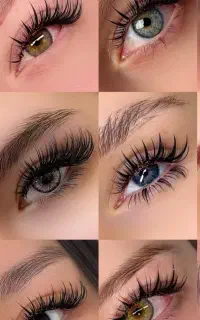 کاشت مژه اکستنشن مژه کاشت مژه بدون چرخش و ریزش