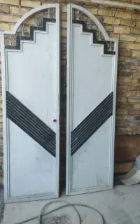 درب حیاط دولنگه