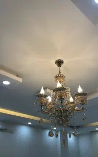لوستر به همراه لامپ